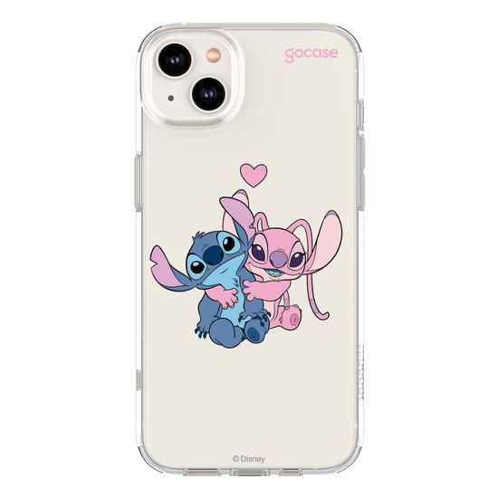 Capinha para celular  Stitch e Angel - Cute Minimal