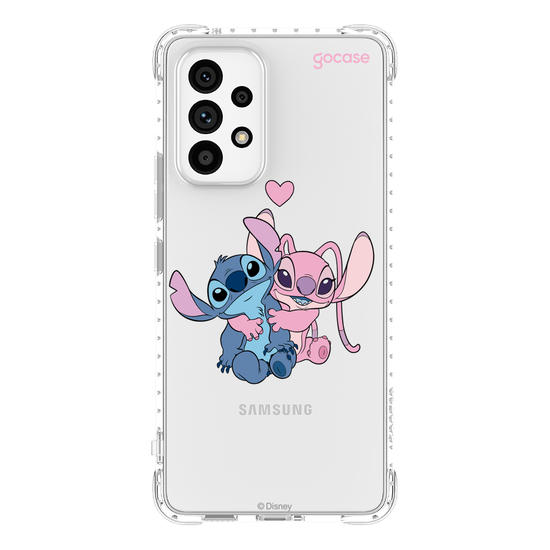 Capinha para celular  Stitch e Angel - Cute Minimal