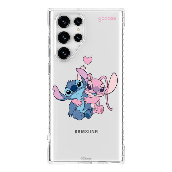 Capinha para celular  Stitch e Angel - Cute Minimal