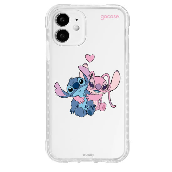 Capinha para celular  Stitch e Angel - Cute Minimal