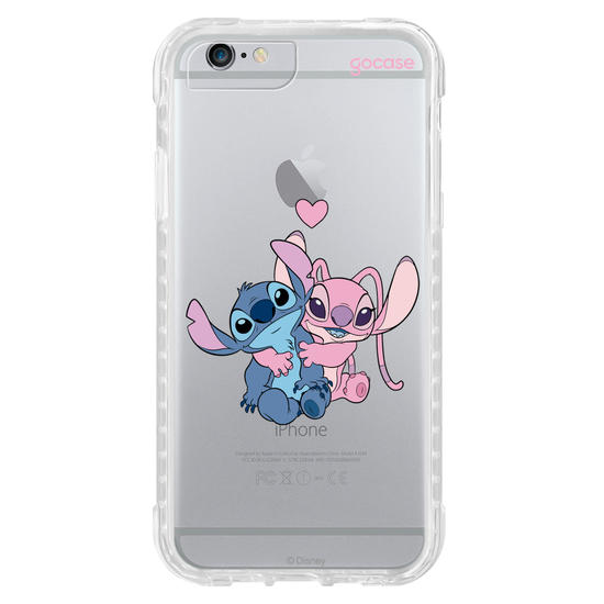 Capinha para celular  Stitch e Angel - Cute Minimal