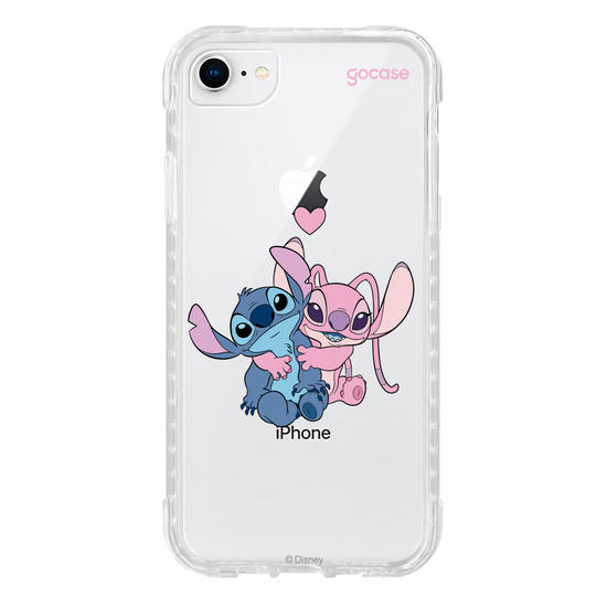 Capinha para celular  Stitch e Angel - Cute Minimal