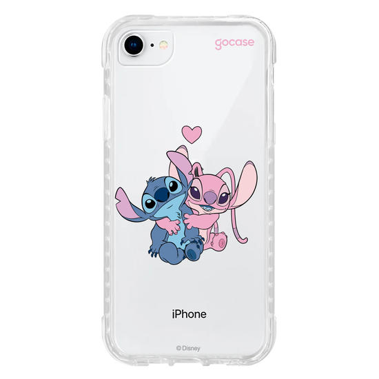 Capinha para celular  Stitch e Angel - Cute Minimal