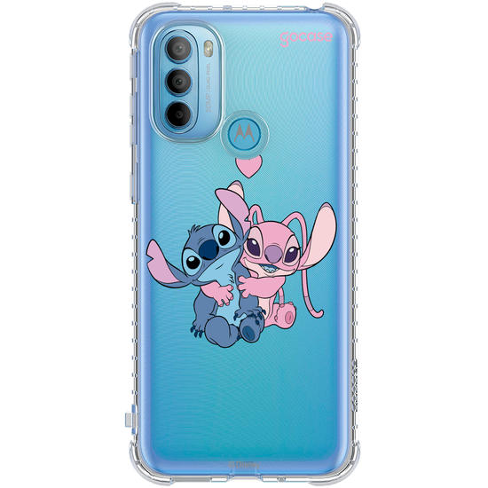 Capinha para celular  Stitch e Angel - Cute Minimal