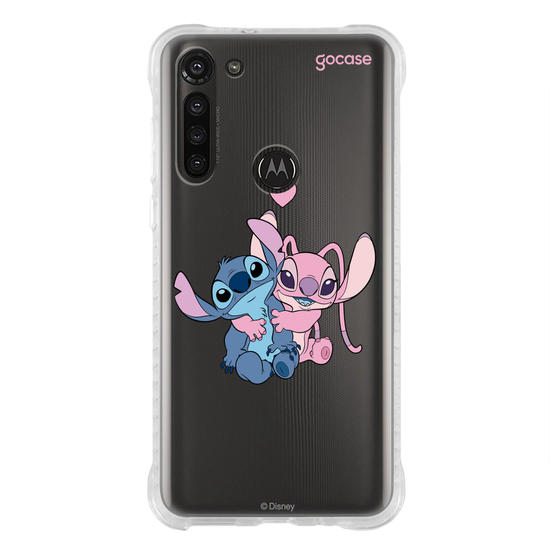 Capinha para celular  Stitch e Angel - Cute Minimal