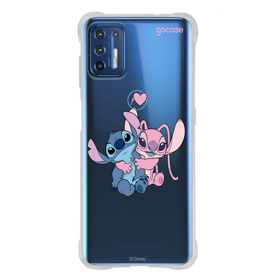Capinha para celular  Stitch e Angel - Cute Minimal