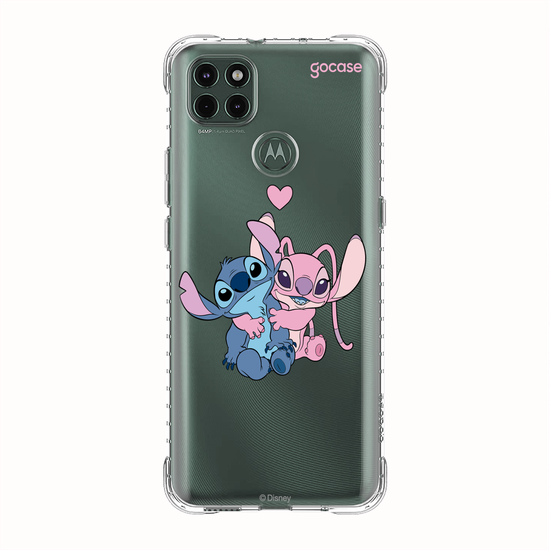Capinha para celular  Stitch e Angel - Cute Minimal