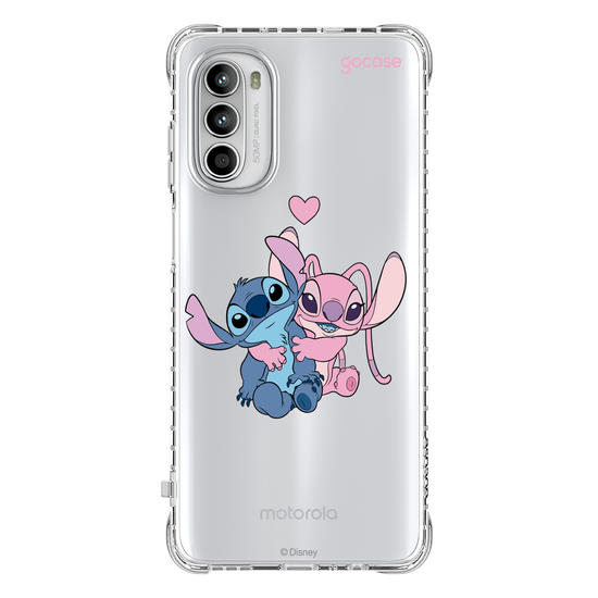 Capinha para celular  Stitch e Angel - Cute Minimal