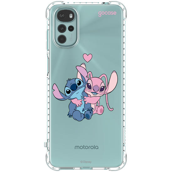Capinha para celular  Stitch e Angel - Cute Minimal