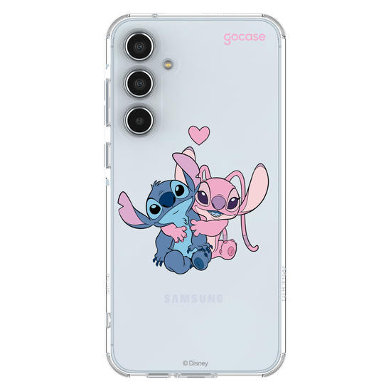 Capinha para celular  Stitch e Angel - Cute Minimal
