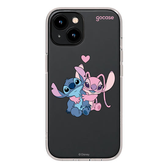 Capinha para celular  Stitch e Angel - Cute Minimal