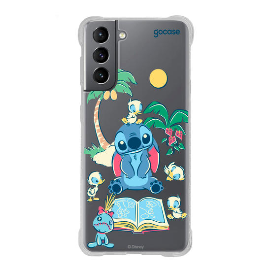 Capinha para celular  Stitch - Patinhos Fofos
