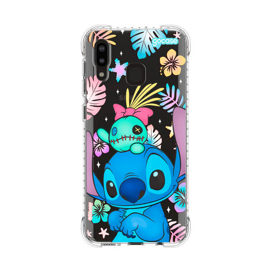 Capinha para celular  Stitch e Xepa - Island Friends