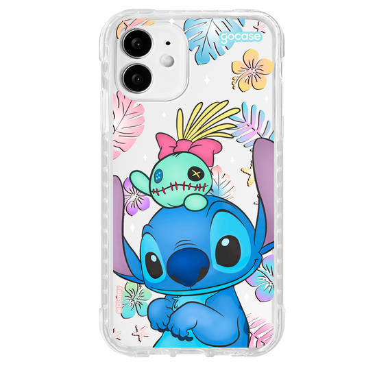 Capinha para celular  Stitch e Xepa - Island Friends