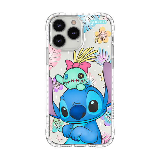 Capinha para celular  Stitch e Xepa - Island Friends