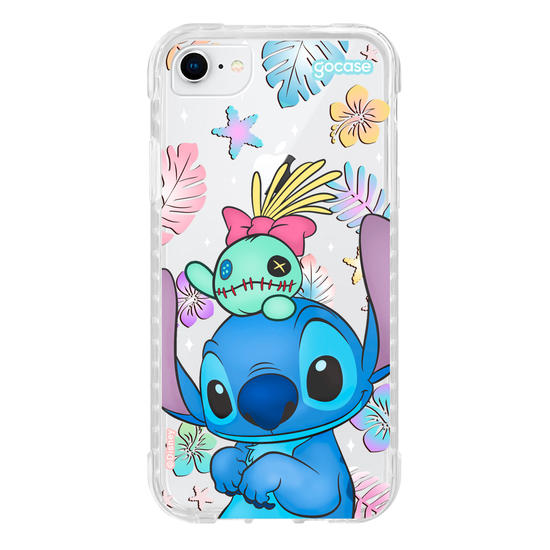 Capinha para celular  Stitch e Xepa - Island Friends