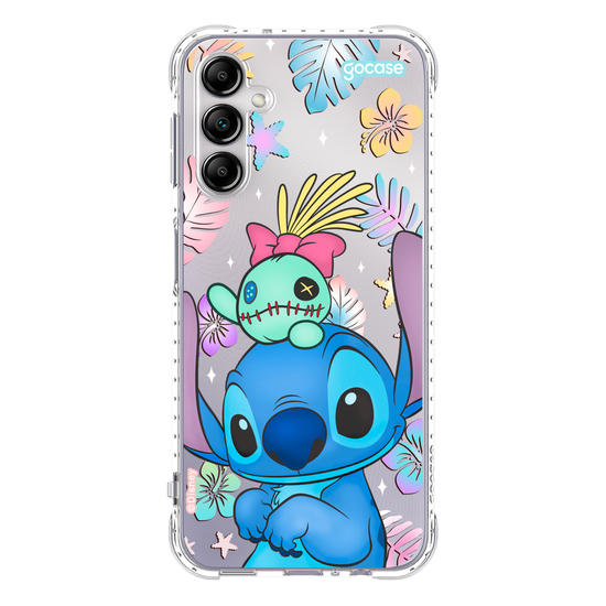 Capinha para celular  Stitch e Xepa - Island Friends