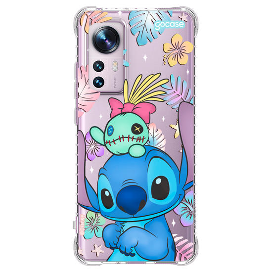 Capinha para celular  Stitch e Xepa - Island Friends