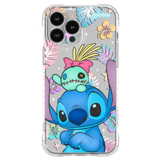 Capinha para celular  Stitch e Xepa - Island Friends