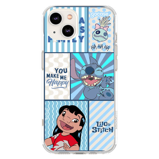 Capinha para celular  Lilo e Stitch - You Make Me Happy