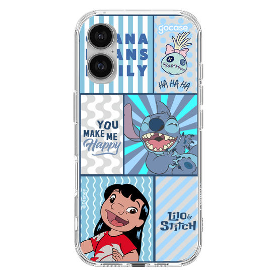 Capinha para celular  Lilo e Stitch - You Make Me Happy