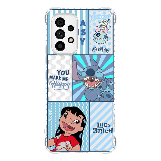 Capinha para celular  Lilo e Stitch - You Make Me Happy