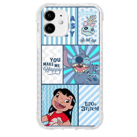 Capinha para celular  Lilo e Stitch - You Make Me Happy