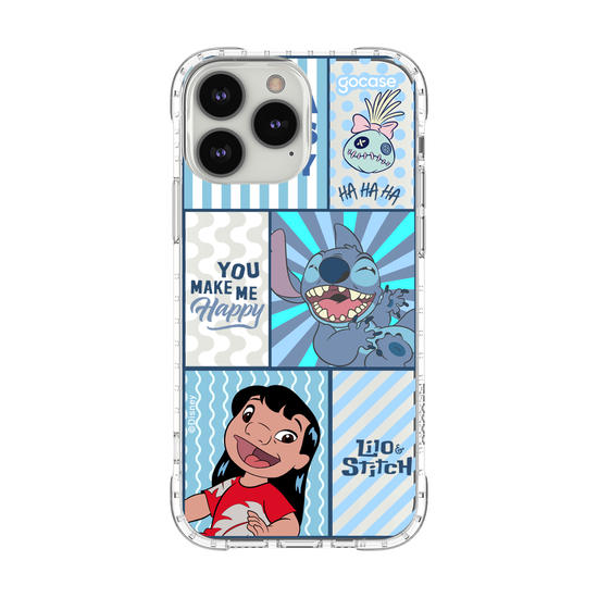 Capinha para celular  Lilo e Stitch - You Make Me Happy