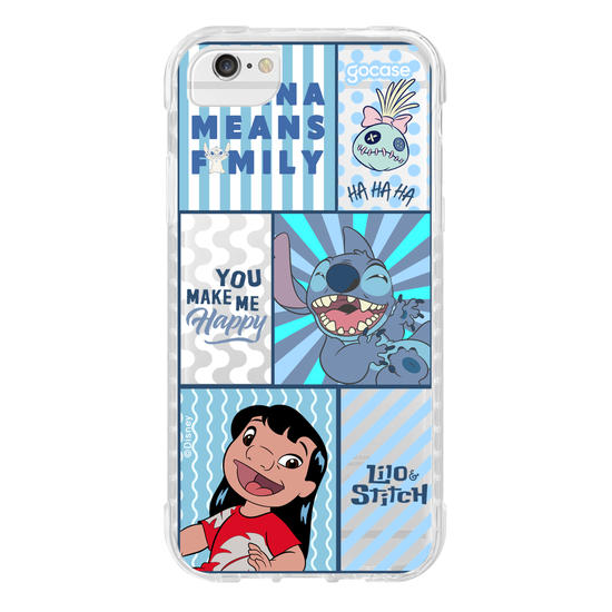 Capinha para celular  Lilo e Stitch - You Make Me Happy