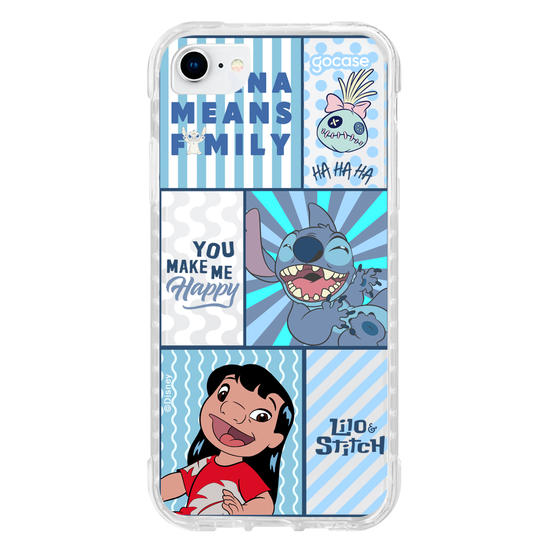 Capinha para celular  Lilo e Stitch - You Make Me Happy