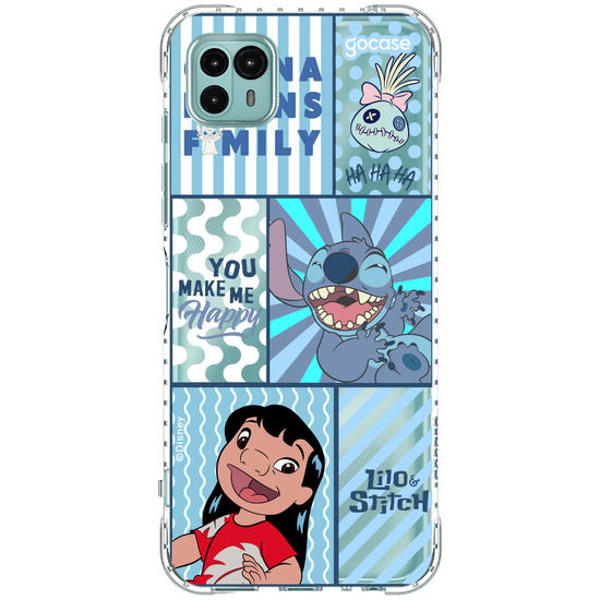 Capinha para celular  Lilo e Stitch - You Make Me Happy