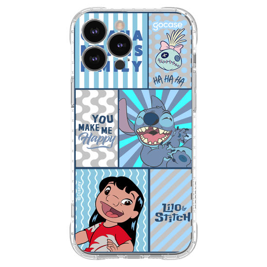 Capinha para celular  Lilo e Stitch - You Make Me Happy