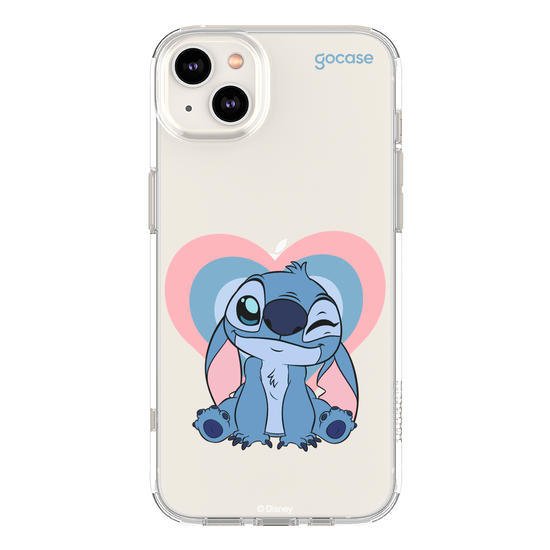Capinha para celular  Stitch Soft Heart