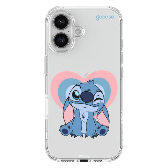 Capinha para celular  Stitch Soft Heart