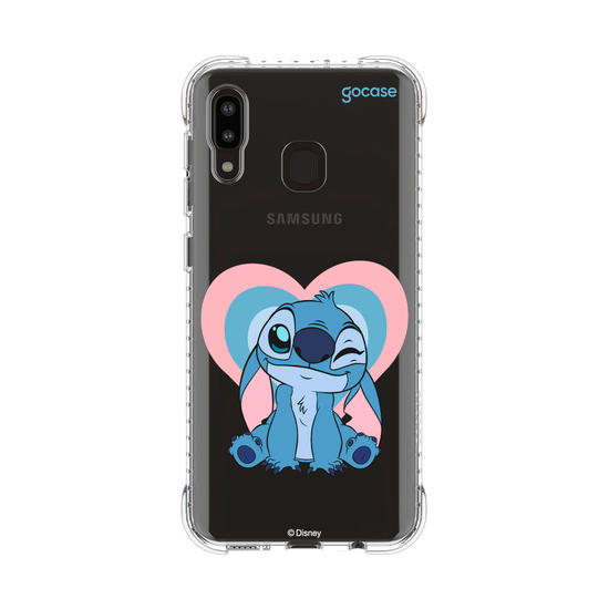 Capinha para celular  Stitch Soft Heart