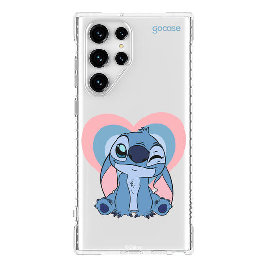 Capinha para celular  Stitch Soft Heart