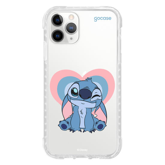 Capinha para celular  Stitch Soft Heart