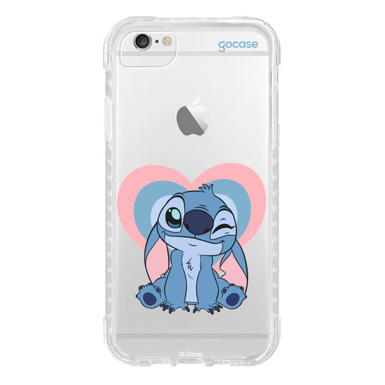 Capinha para celular  Stitch Soft Heart