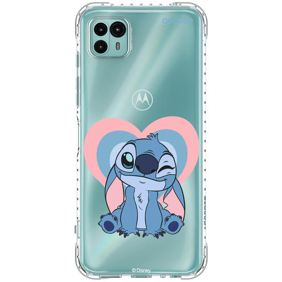 Capinha para celular  Stitch Soft Heart