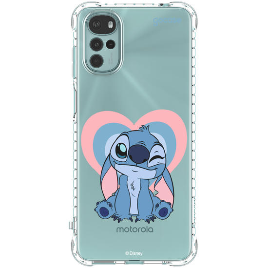 Capinha para celular  Stitch Soft Heart
