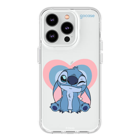 Capinha para celular  Stitch Soft Heart