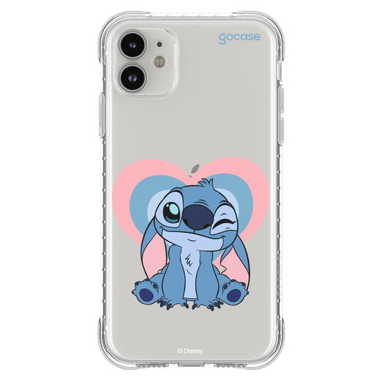 Capinha para celular  Stitch Soft Heart