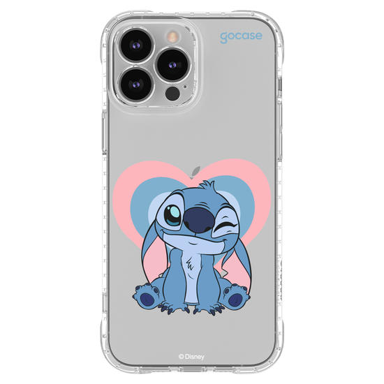 Capinha para celular  Stitch Soft Heart