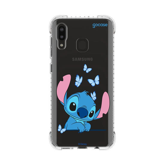 Capinha para celular  Stitch Adoráveis Borboletas