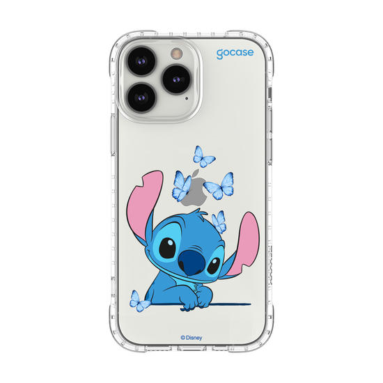 Capinha para celular  Stitch Adoráveis Borboletas
