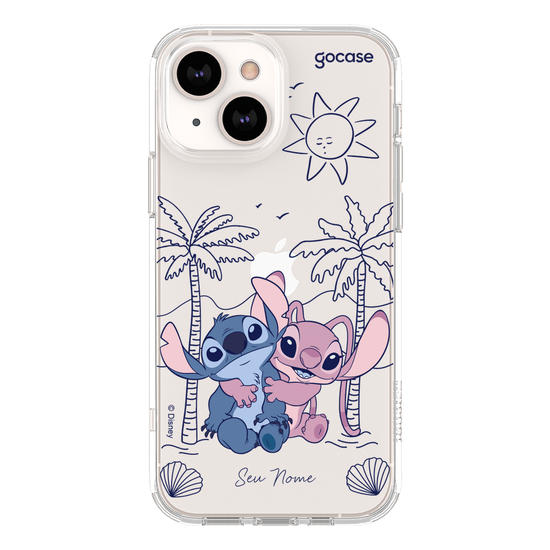 Capinha para celular Lilo e Stitch - Tropical Lines