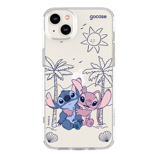 Capinha para celular  Lilo e Stitch - Tropical Lines