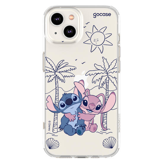 Capinha para celular  Lilo e Stitch - Tropical Lines