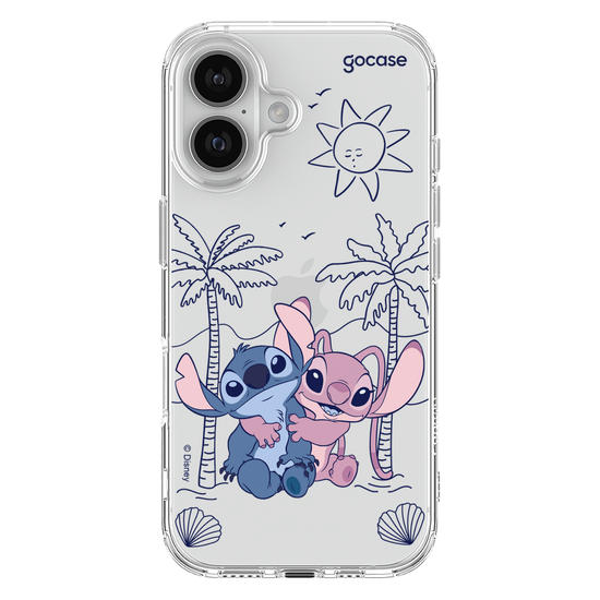 Capinha para celular  Lilo e Stitch - Tropical Lines