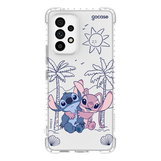 Capinha para celular  Lilo e Stitch - Tropical Lines